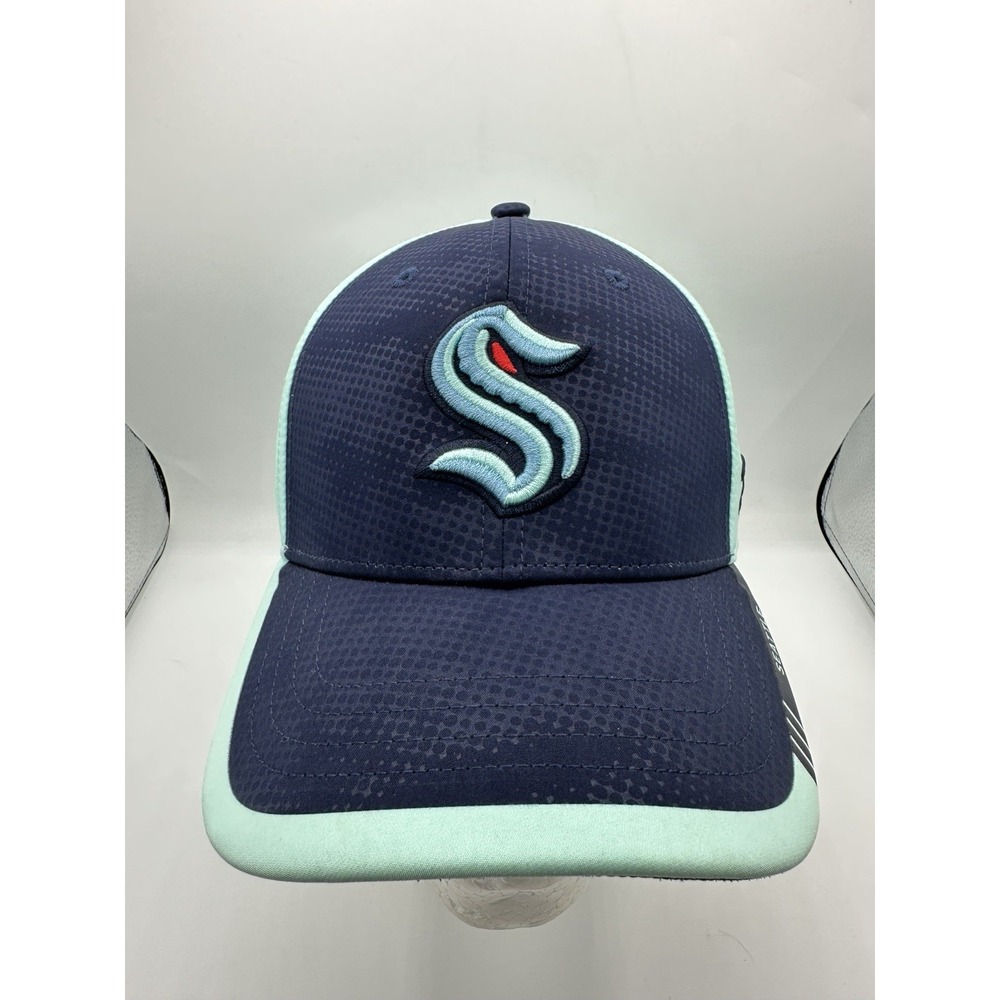 Seattle Kraken Fanatics 2022 NHL Draft Authentic Pro Flex Hat L/XL Navy
